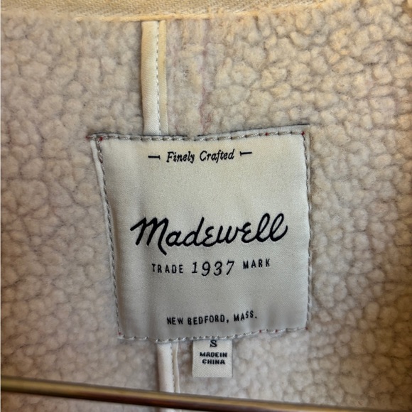 Madewell Cream Textured Jacket - Picture 3 of 4